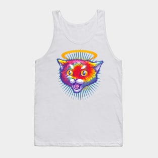 Hippie Cat Angel Tank Top